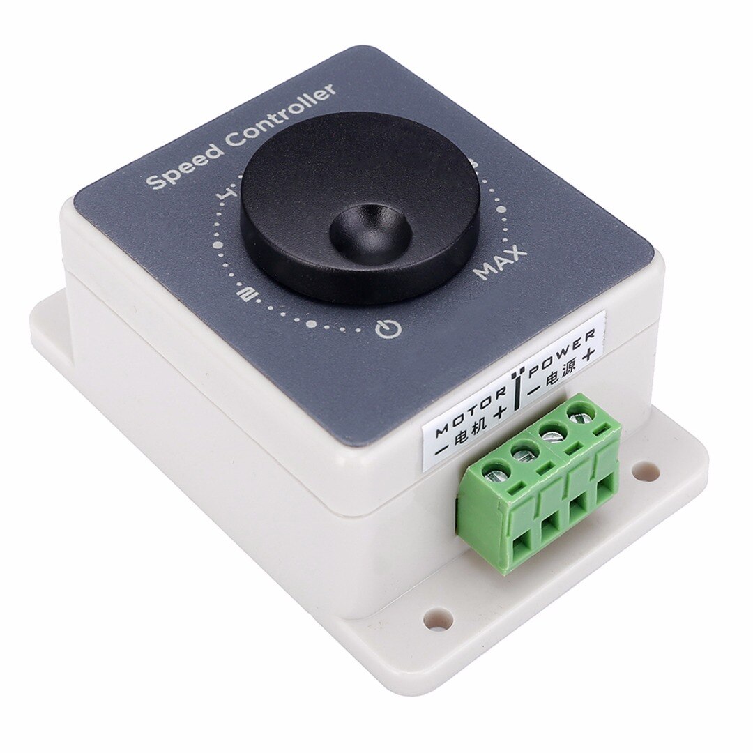 DC Electric Motor Speed Controller Adjustable 5%-100% Speed Regulator Waterproof Switching Potentiometer Durable Machine Parts