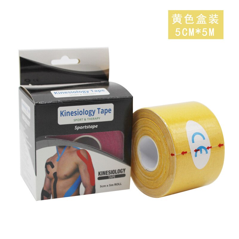 Elastische Sport Bandagen Kinesiologie Band Aufkleber Für Muskeln Kinesioteip Fitness Intramuskuläre Sport Schutz Band