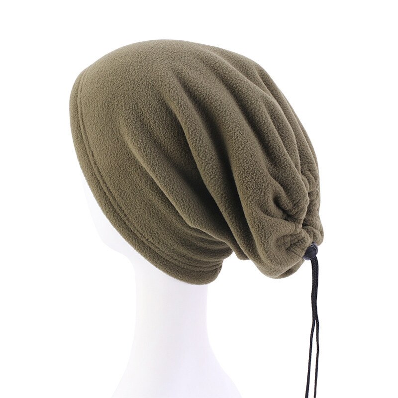 Fleece Lightweight Warm Winter Snood Scarf for Men Outdoor Sport Windproof Face Mask Male Bandana Caps Casual Beanies: 4