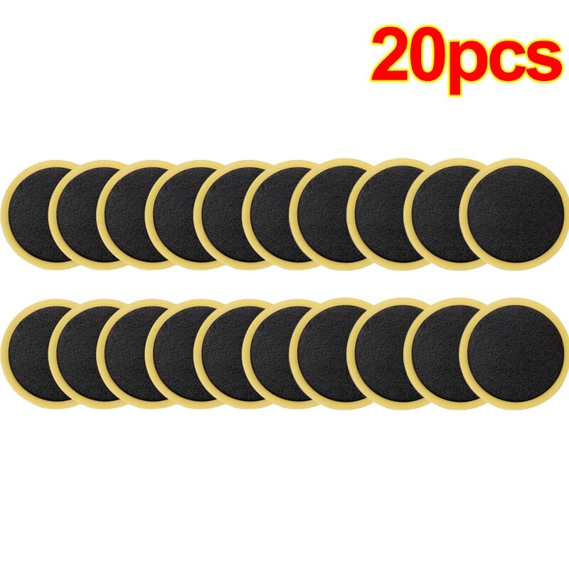 30/20/10PCS Fiets Lijmvrije Band Patches Tool Quick Repareren Band Bescherming Patch Lijm sneldrogend Fiets Accessoires: Bruin