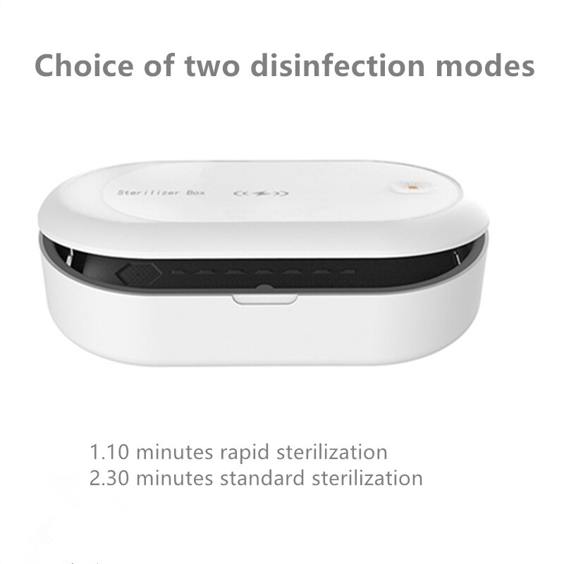 UV Sterilizer Disinfection Cabinet Ultraviolet Light Sterilization Box Manicure Tools Phone Beauty Salon Household