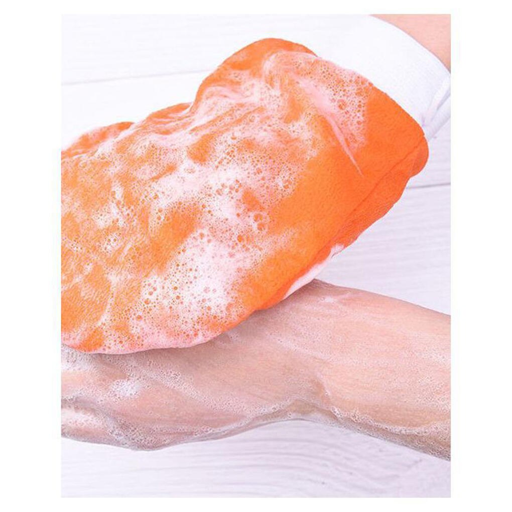 Gant de bain exfoliant pour enlever la peau morte, gommage, douche, corps, serviette de frottement pour le dos, les jambes, les bras, douche