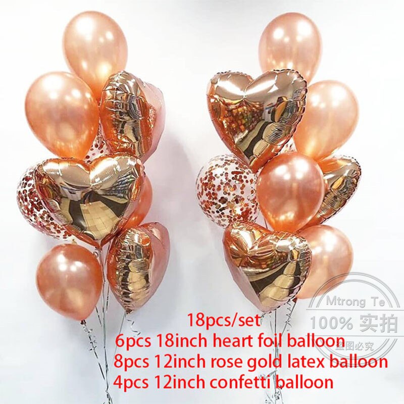 Rosa guld ballonger stjärna hjärta folie ballong bröllop födelsedag dekorationer transparent konfetti ballong födelsedagsfest dekoration: Fluorescensgul