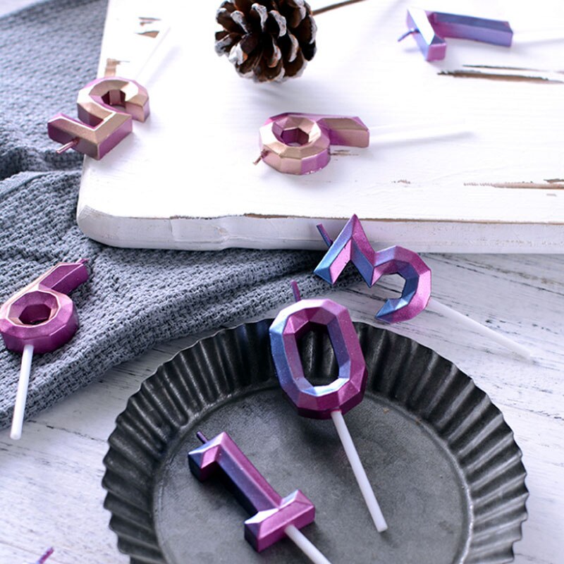 Verjaardag Kaarsen 1 2 3 4 5 6 7 8 9 0 Gold Kids Jongen Meisje Verjaardag Voor Cake Party levert Decoratie Cake Kaarsen