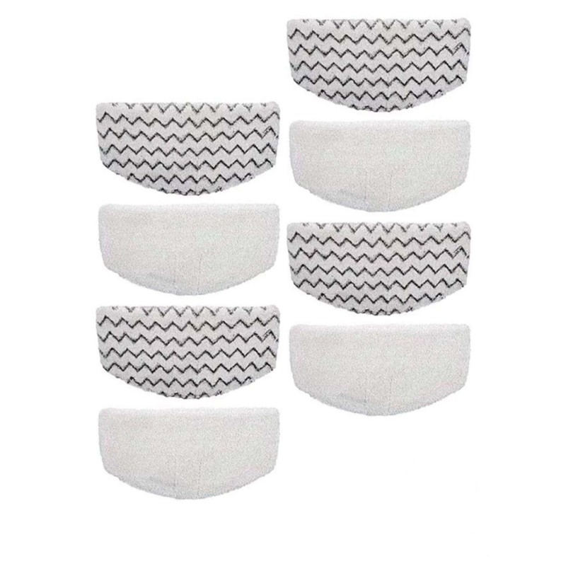 8-Pack Replacement Steam Mop Pads for Bissell 1940 1806 1544 1440 2075A Powerfresh Steam Cleaner Mop
