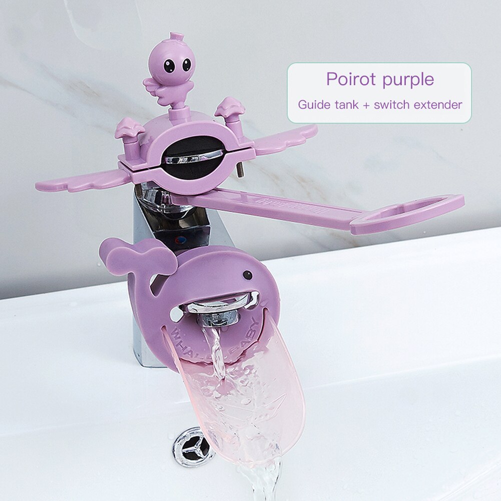 Children´s Cartoon Hand Washing Aid Tool PP Material Faucet Extender Bathroom Accessories