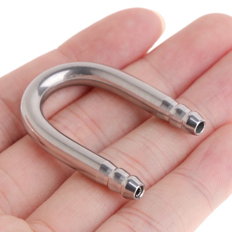 Conector de aireador de oxígeno para acuario, tubo de aire para pecera, forma de U, acero inoxidable, CO2