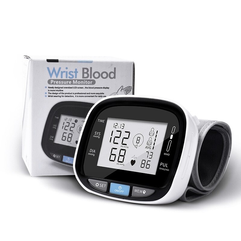 Grote Intelligente Nauwkeurige Bloeddrukmeter Ouderen Thuis Elektronische Pols Bloeddrukmeter