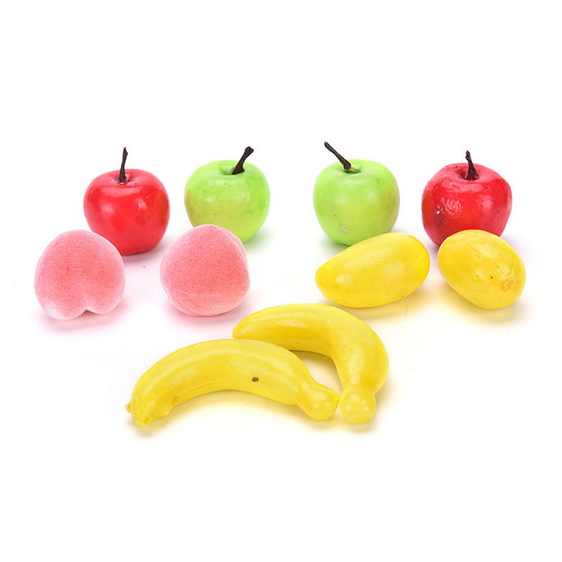 Simulatie fruit en groente mini hoge imitatie fruit 3-4 cm fruit verlichting onderwijs schieten props
