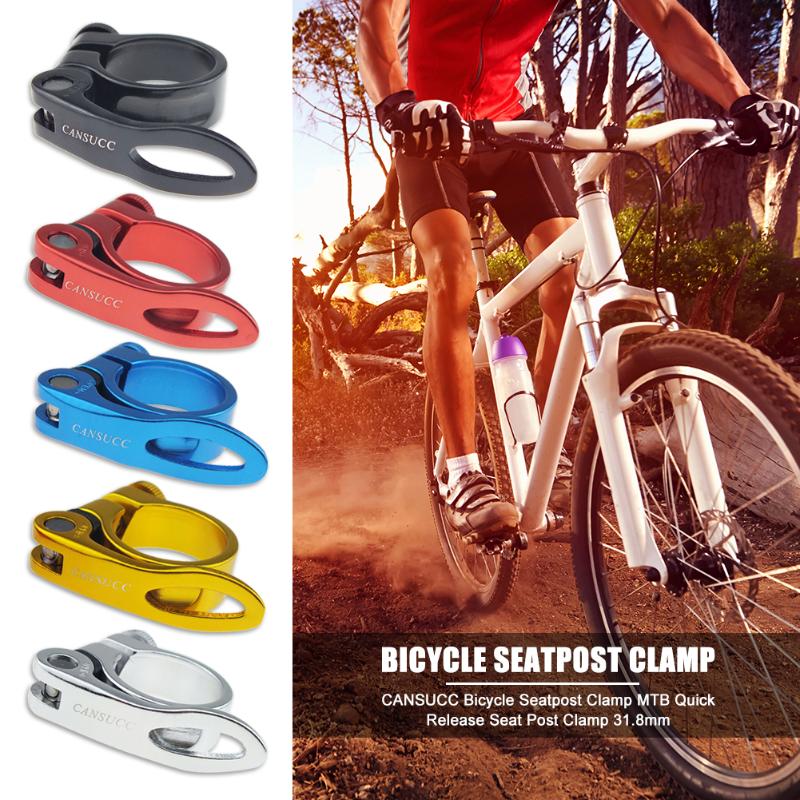 Classic Delicate Fiets Zadelpen Klem Multifunctionele Aluminium Quick Release Zadelpenklem Fiets Accessoire