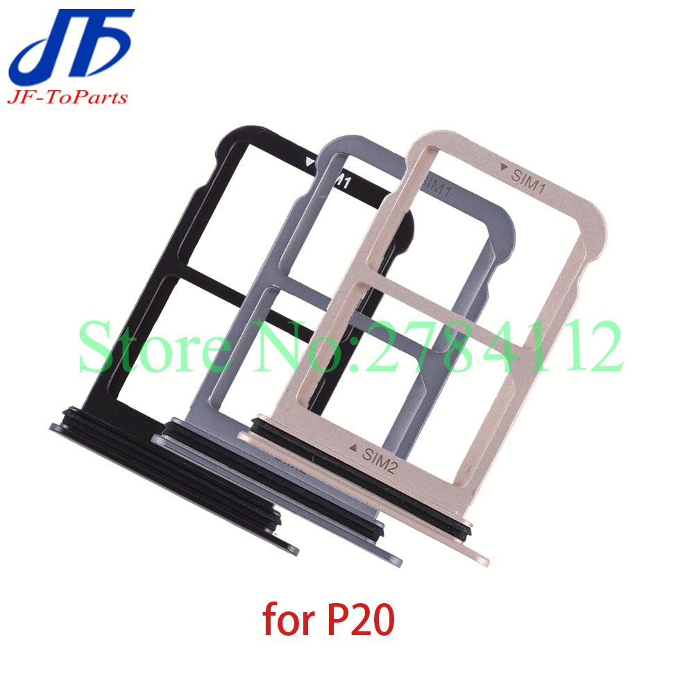 10pz di Ricambio per Huawei P10 P20 Lite pro SIM fessura per Schede SD Vassoio di Carta Del Supporto Adattatore di Montaggio Parti di Riparazione del Telefono mobile