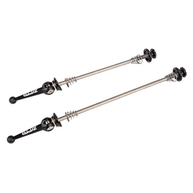 Quick Release Set Quick Release Lever Bicycle MTB QR Spindles Ultra-light Titanium alloy: Black