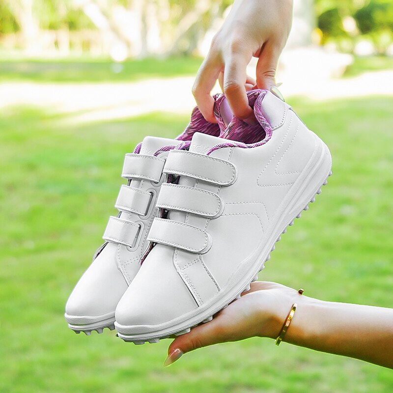 Waterproof Golf Shoes Women Girls Golf Training Sport Shoes Female Spiked Golf Shoes Kids Women Athletics Walking
