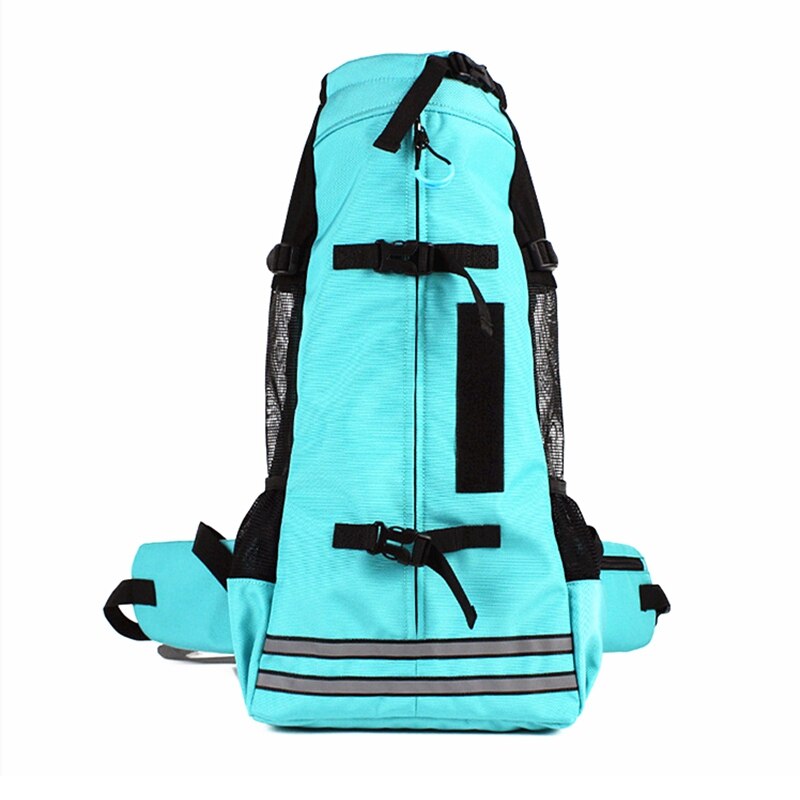 Huisdier outdoor rugzak middelgrote hond ademende sporttas zak kat rugzak draagtas voor op reis: Blauw m