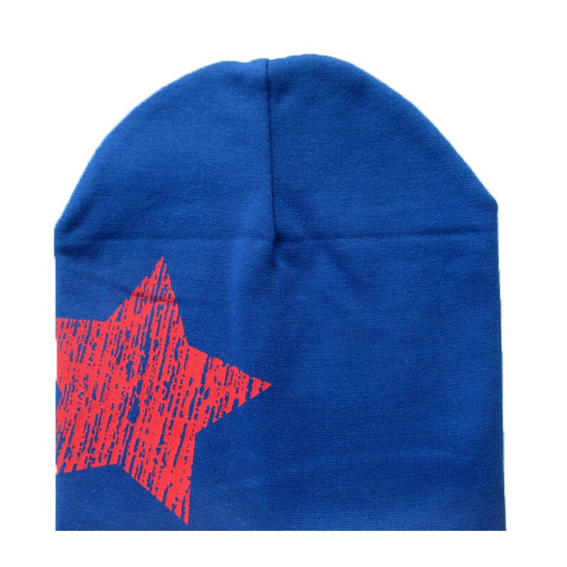 Bonnet d'hiver en coton chaud pour bébé garçon, bonnet, écharpe, bonnet, motif étoile: Bleu royal
