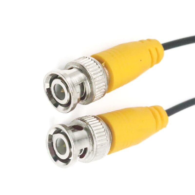 Bnc dc pluggkabel 5m/10m/15m/20m/30m/40m/50m cctv videoutgangskabel til ahd tvi cvi analog system dvr sett tilbehør