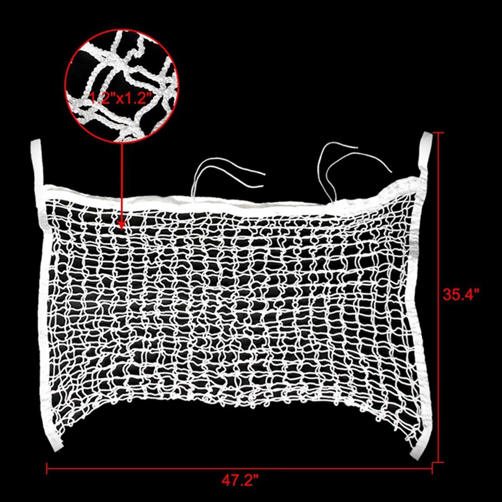 Heste hø netpose langsom foderpose nylon reb hestefoder fuld stor foderpose med små huller hængepose hø netpose