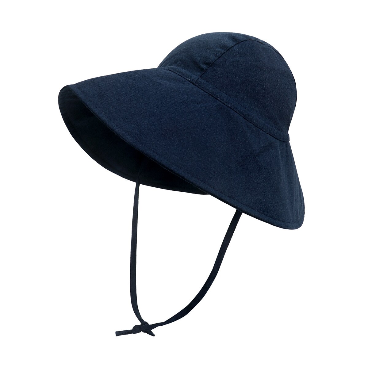 2022 New Children&#39;s Sun Hat Baby Girls and Boys Outdoor Big Brim Bucket Hats Breathable Quick-drying Uv Sun Protection Hat Kids: navy blue / S