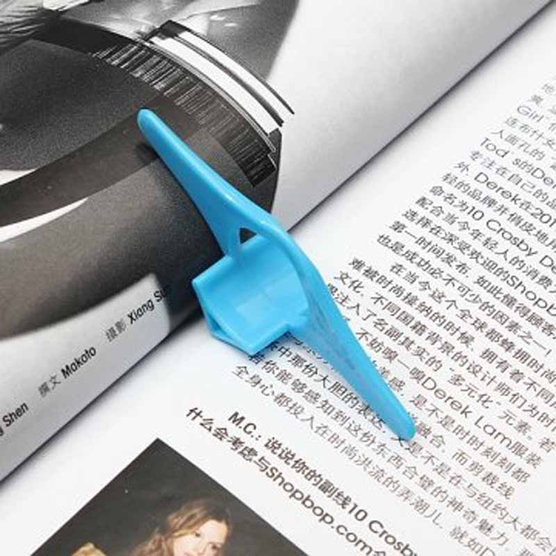 Soporte multifunción para dedo pulgar de Página de Libro, marcador de anillo de dedo, marcador de plástico, Ayuda de lectura, marcador de libro P7Ding