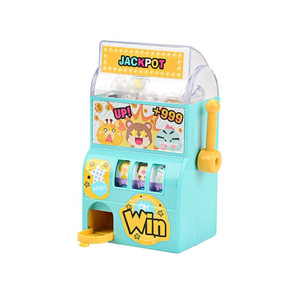 Mini lotteri maskin rocker rullande barn leksaksmaskiner manuell dryck leksaksmaskin simuleringstavla skrivbord pusselspel leksaker: Typ a