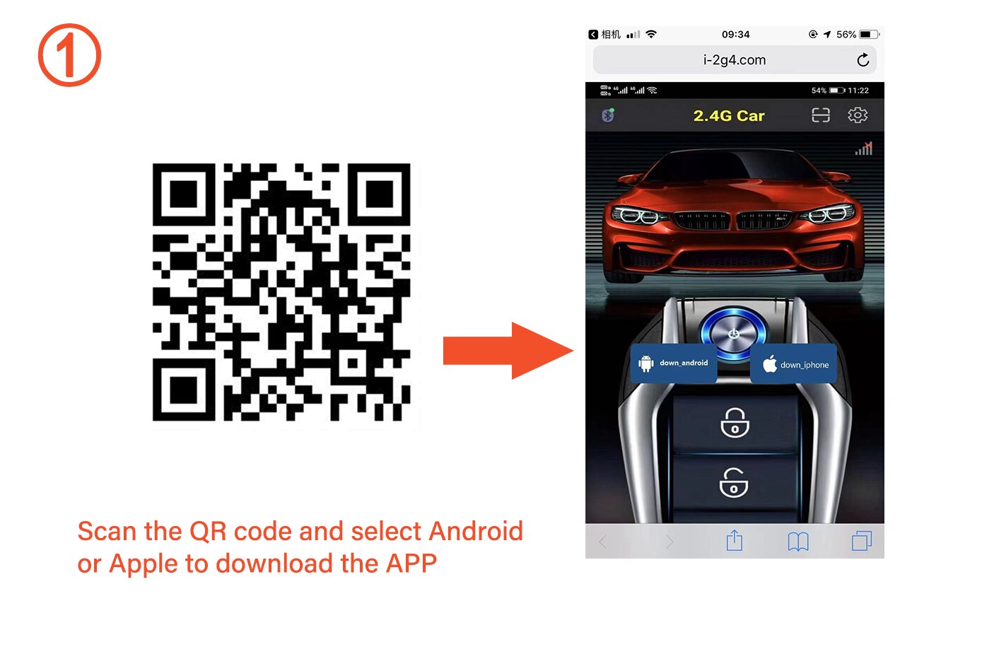 Intelligent Remote Control Car Engine Start Stop Button Mobile Phone APP Keyless Entry System Central Lock Cars Autostart PKE