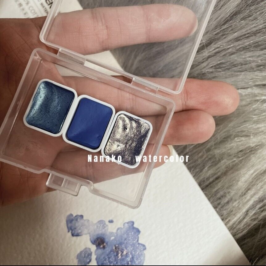 SUPER VISION color of the year 2022 watercolor paint 3 colors 0.5ml 1ml 2ml art nail supplies