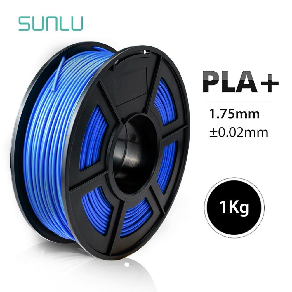 SUNLU 3D Printer Filament PLA Plus 1KG Wirh Spool 1.75mm PLA+ 3D Extruder Filament Good For Printing Hardness Craft