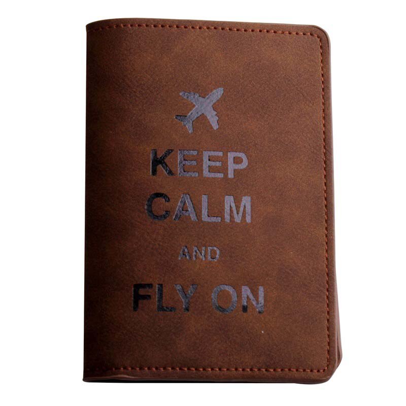Travel Passport Cover Card Case Women Men Travel Credit Card Holder Travel ID&Document Passport Holder: B