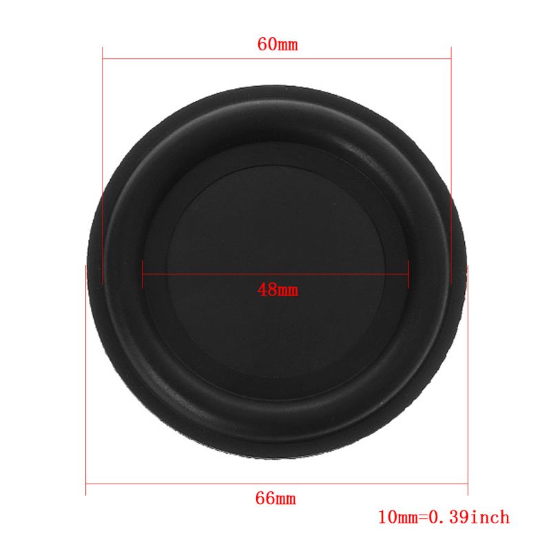 L21b 2 woofer-vibrationsmembranen, 66mm bassradiatoren, passiver lautsprecher, subwoofer-diy-reparaturset