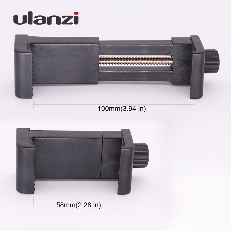 Ulanzi Universele Smartphone Telefoon Klem Verstelbare Beugel Telefoon Houder Verlengen 1/4 ''Statief Voor Iphone Android Smartphone