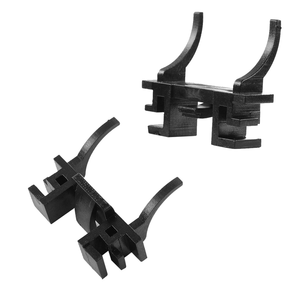 Yunpicar  h7 led forlygte pære ratainers adapter klip til freelander discovery/fiat 500 ford focus nærlys (pakke  of 2)