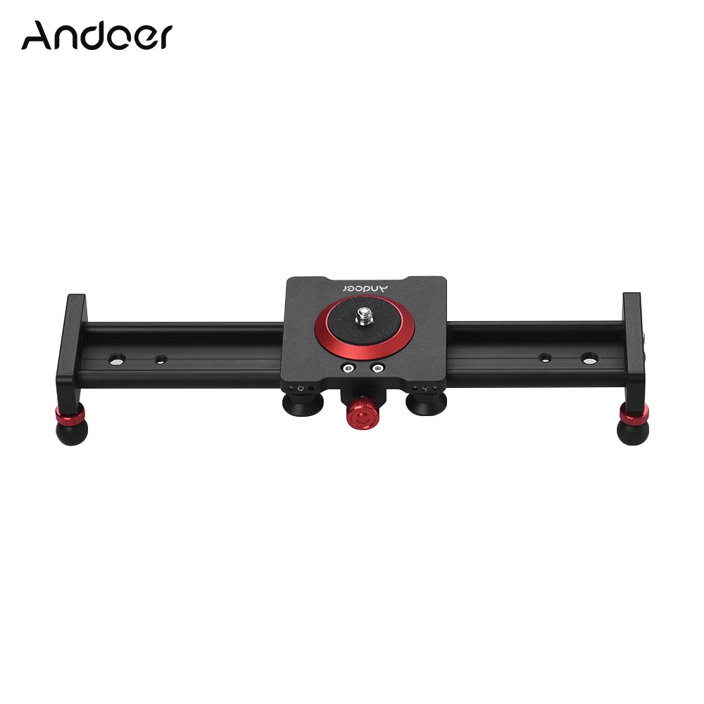 30cm 40cm 50cm Camera Track Slider Aluminum Alloy Damping Slider Track Video Stabilizer Rail Track Slider for DSLR Camcorder