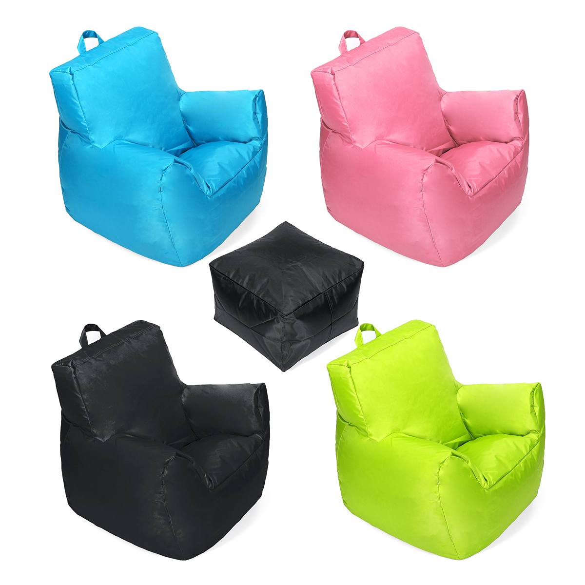 420D Oxford Cloth Lazy Sofas Cover Chairs Bean Bag Sofas Lounger Seat Bean Bag Pouf Puff Couch Tatami Living Room for Children