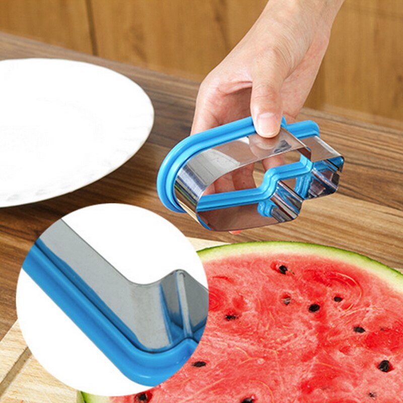 Watermelon Cutter Stainless Steel Cute Tree Cutting Watermelon Kitchen Gadgets Salad Fruit Slicer Cutter Tools