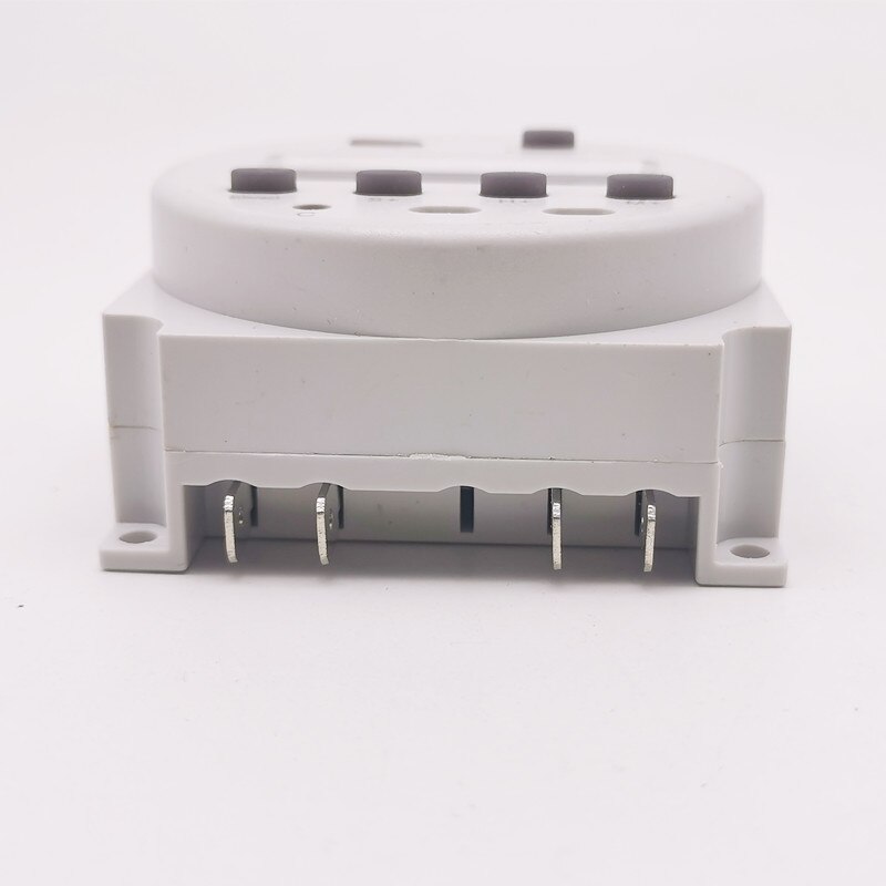 220V 110V 24V 12V AC DC Digital Countdown Timer Automatic Daily/Hour/Seconds Programmable Cycle Time Control Switch White
