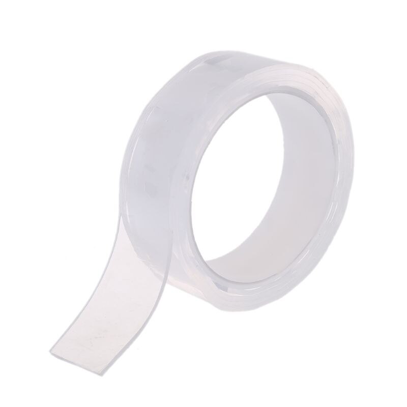 1m dubbelzijdig Grip Tape Traceless Wasbare Plakband Nano Onzichtbare Gel