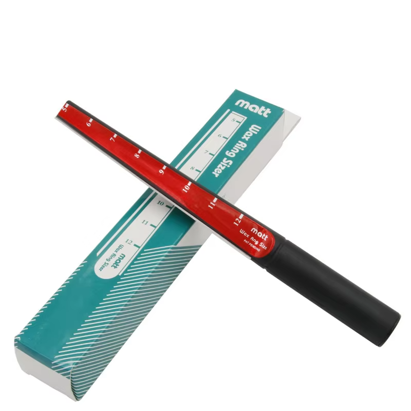 Wax Ring Sizer, Jewelry Wax Reamer, Carving Tool with Blade, Lightweight Wax Tube Knife, Ring Maker, Measuring Rule