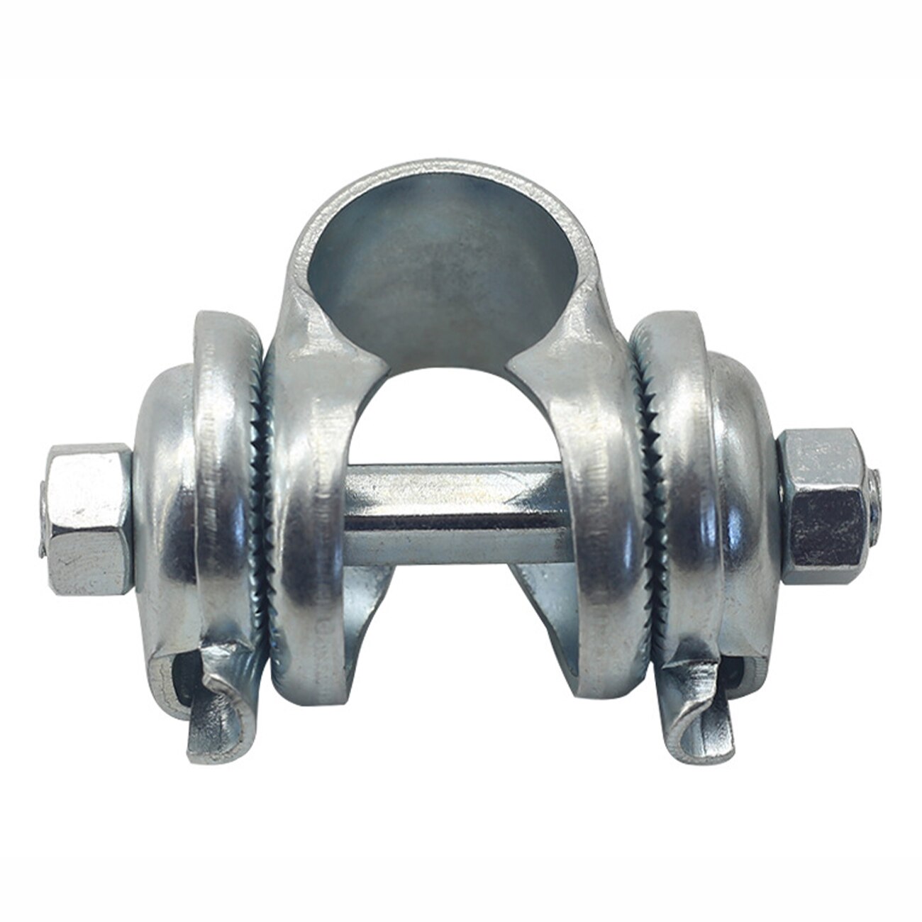 Bike Seat Clamp Bicycle Seatpost Clamp Saddle Clamp Standard Single Rail (Random Color)