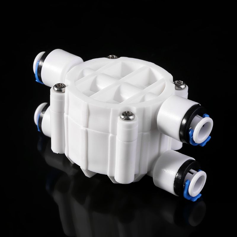 4 Way RO Auto Shut-Off Valve Switch 1/4" Water Purifier Reverse Osmosis System APR28