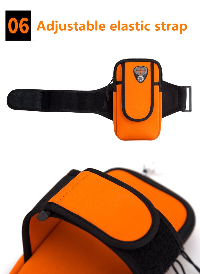 Sport løbende armbånd taske cover til iphone 11 æble armbånd vandtæt sport telefonholder udendørs sport telefon armpose