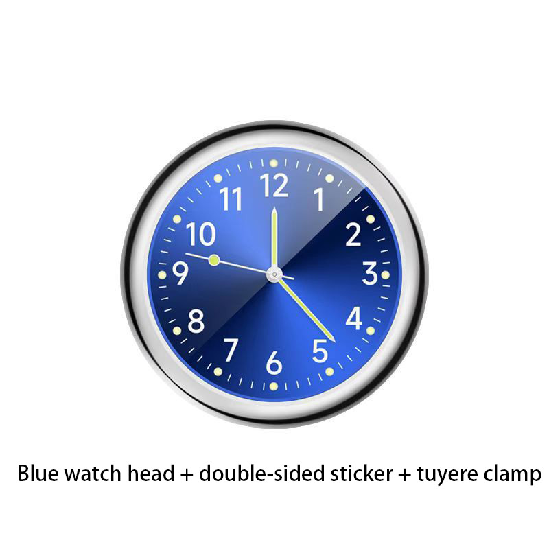 Autopasta klok Auto Digitaal elektronisch horloge Autohorloge 40 Quartz horloge Hoofduitgang Decoratie Creatieve autobenodigdheden: Bruin