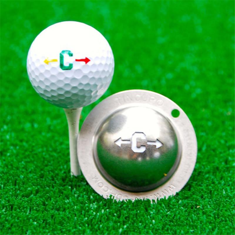 1 Pcs Golf Ball Line Marker Stencil Steel Marker Pen Golf Putting Positioning Aids Outdoor Golf Sport Tool（without Ball）: C without ball