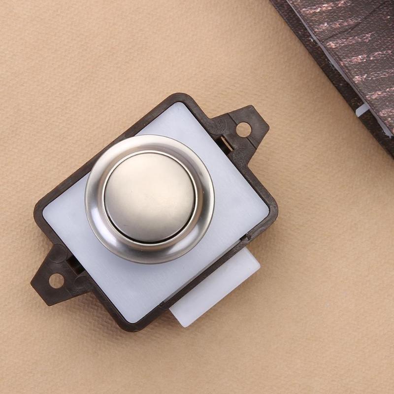 Grote Push Lock Knop Vangst Lock Kast Deurknop Camper Caravan Camper RV Kast Lade Push Klink voor 15- 25 mm Thicknes