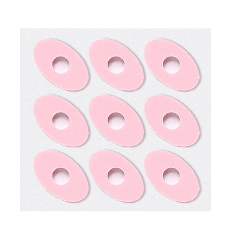 1 Blatt Hornhautkissen, Schuhe, Fersenpolster, Schaumstoff, runde Zehen, Fußpflege, Mais-Ballen-Schutzpolster, 3 Arten, Latex-Hühner-Augenklappe: Lila