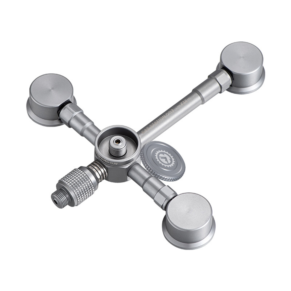 Multifuntional Gas Burner Cartridge Head Conversion Adapter Nozzle Flat Tank Convertor Aluminum Alloy Gas Stove Adapter: type 1