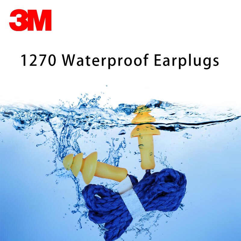 3M 1270 Anti-ruido tapones para los oídos de la forma del árbol cinturón tapones de oído de seguridad limpiar de gel de sílice aprender dormir auricular