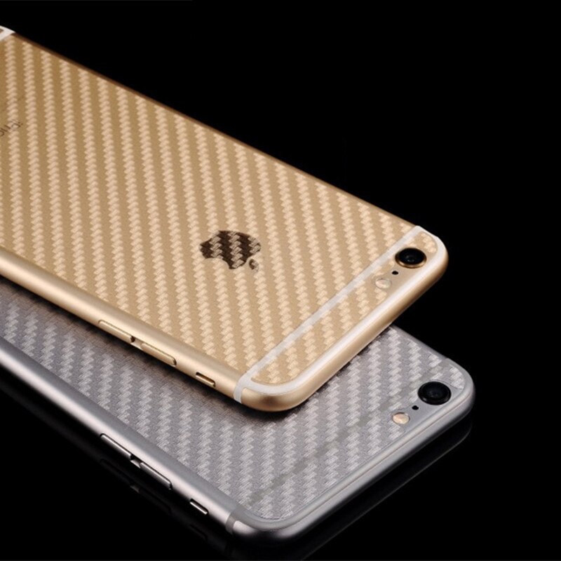 Back Carbon Fibre Film Mobile Phone Stickers for Apple iPhone 11 Pro XS Max X XR 6 S 6S 7 8 Plus 5 5S SE 4 4S 10 Pegatinas