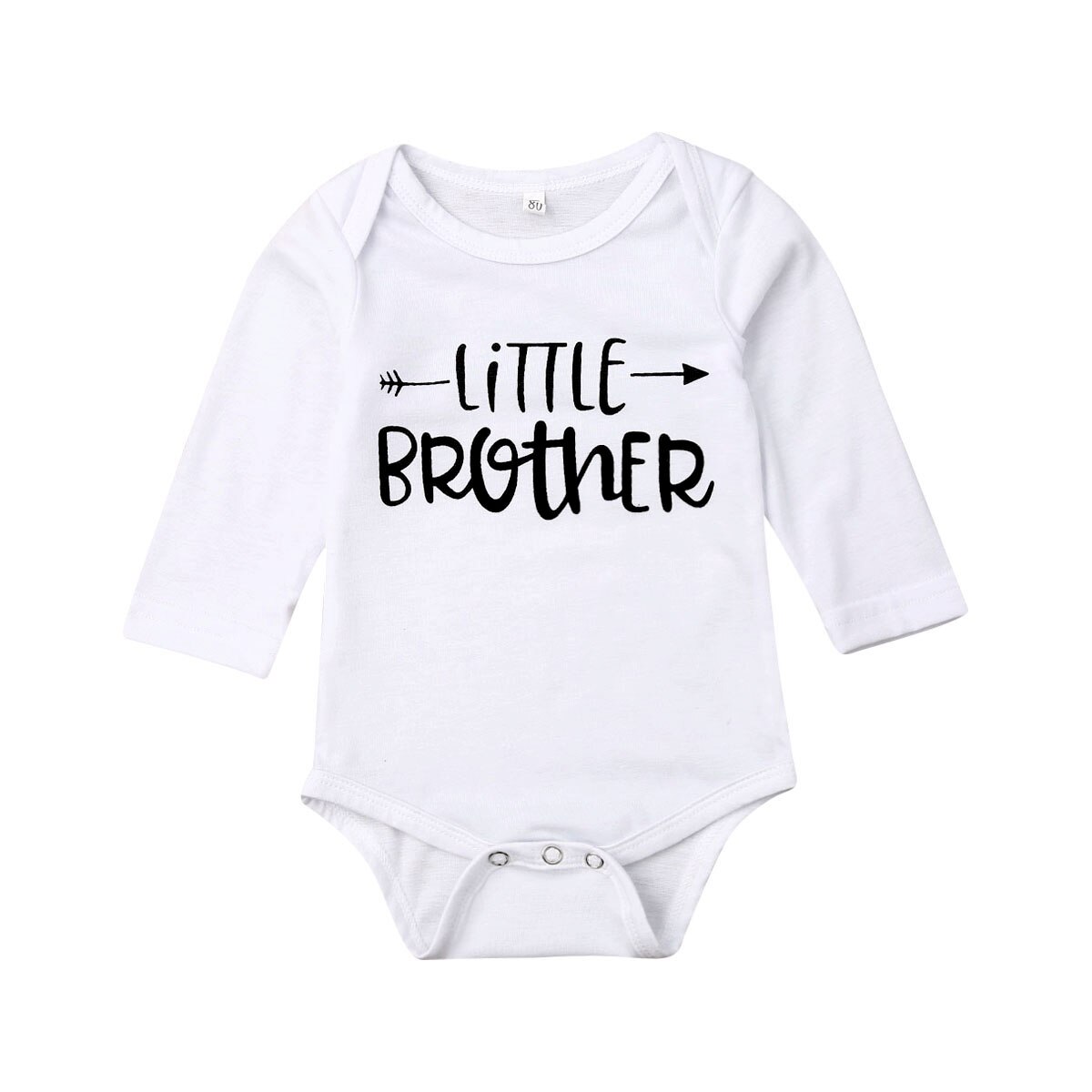 Baby Jongen Brother Brief Kleding Bodysuits Herfst Winter Jumpsuit Lange Mouwen bodysuit Voor Pasgeborenen Body Suit Baby: White Long Sleeve / 12m