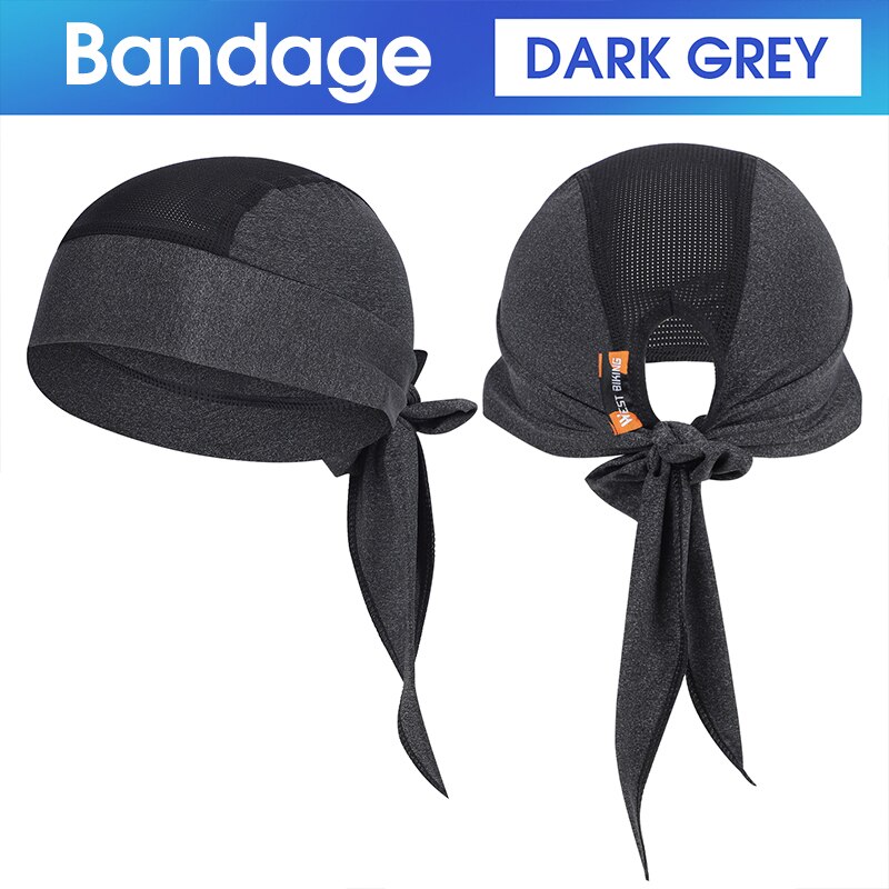 West biking boné de bicicleta verão anti-uv cabeça de pirata cachecol das mulheres dos homens esportes correndo ciclismo respirável bandana bicicleta headwear boné: Bandange Grey