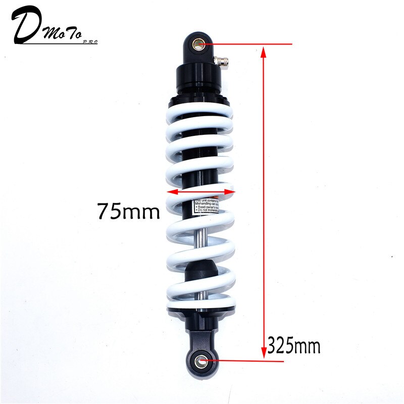 Off-Road Motorcycle Rear Shock Absorber Damping Adjustable 315MM 325MM 360MM Long After The Shock for BSE T8: 325MM